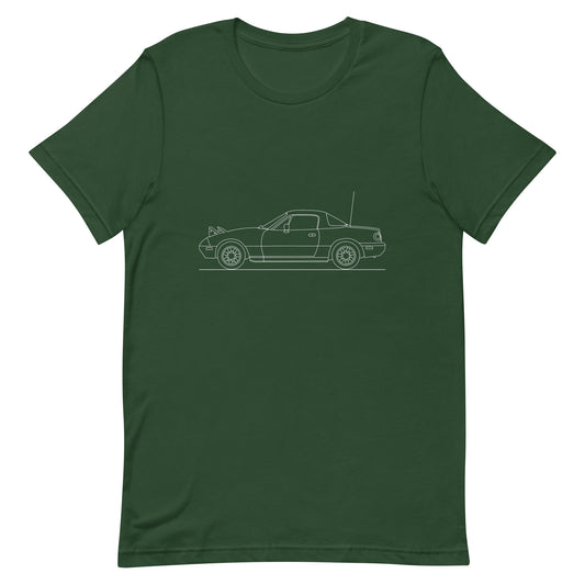 Unisex staple t-shirt in forest green