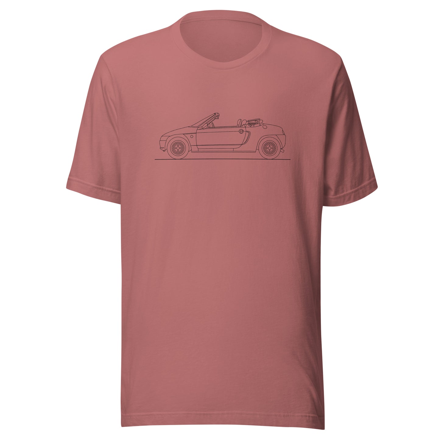 Mauve Honda Beat t-shirt displayed front view