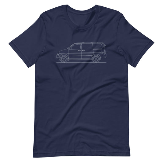 Unisex staple t-shirt in navy color