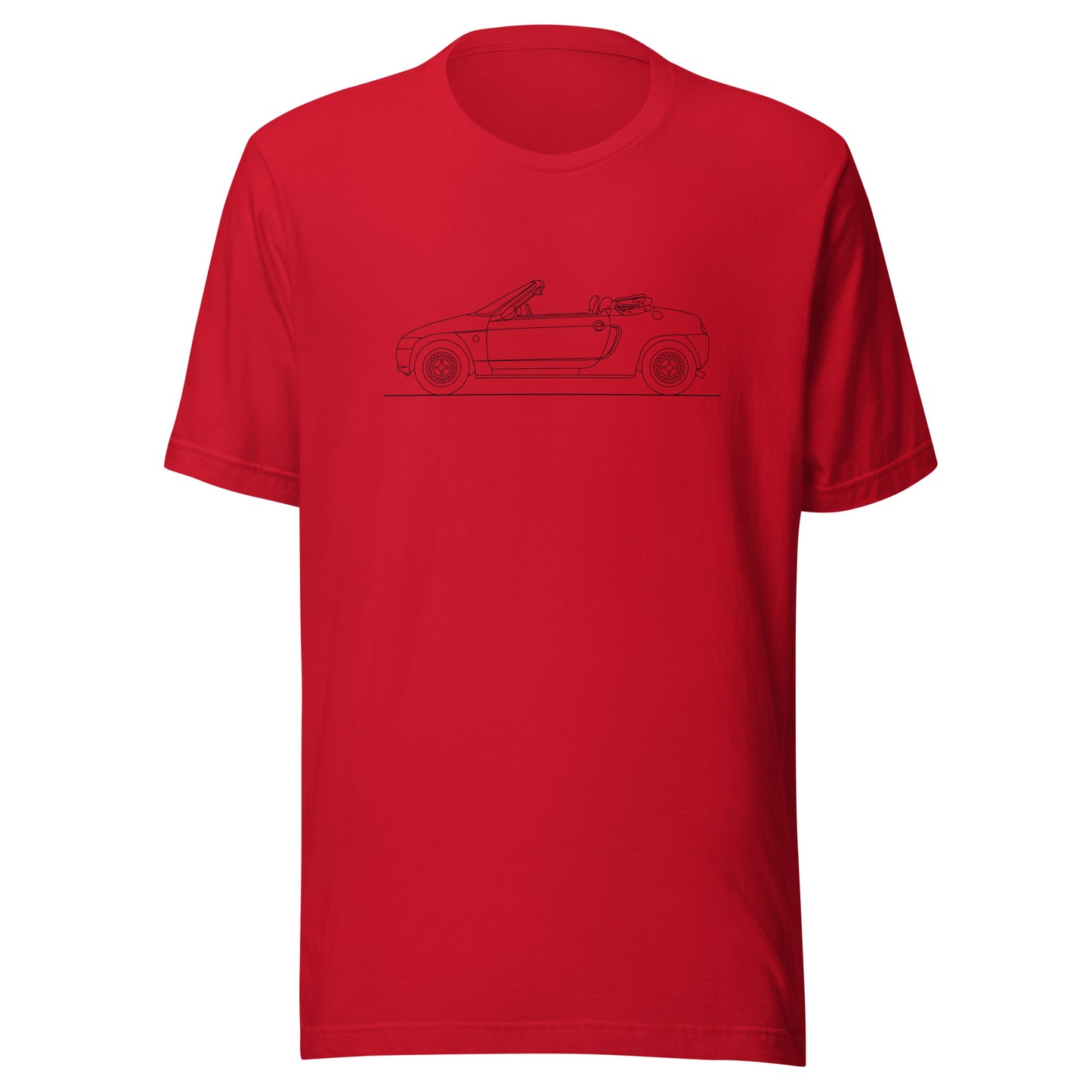 Unisex Honda Beat T-shirt in red color