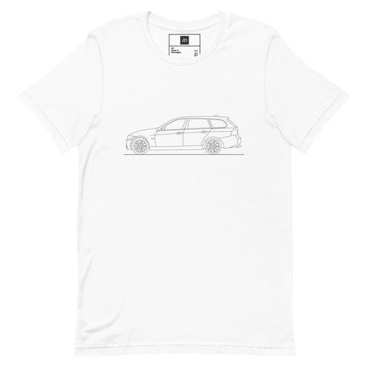 BMW E91 M Sport Silhouette T-shirt outline