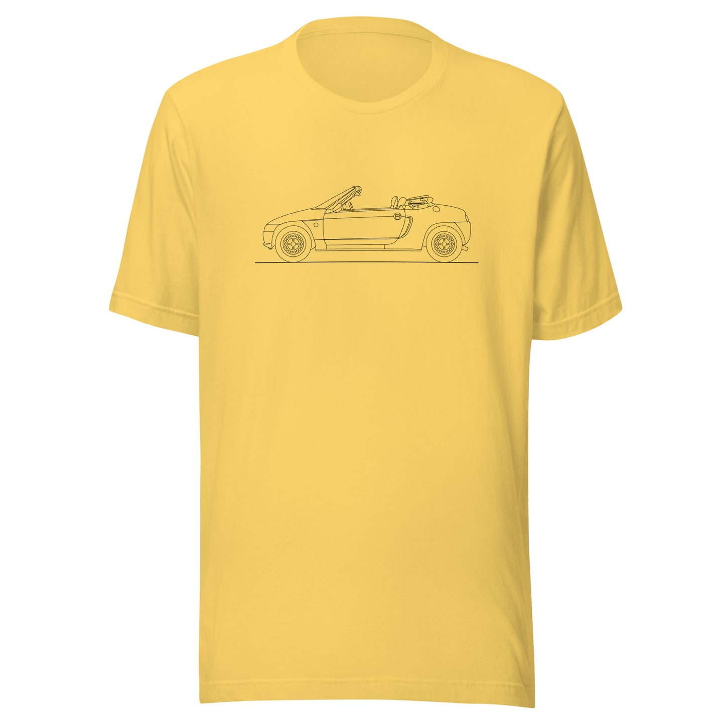 Unisex Honda Beat t-shirt in yellow color