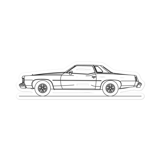 Pontiac Grand Prix 3rd Gen Sticker