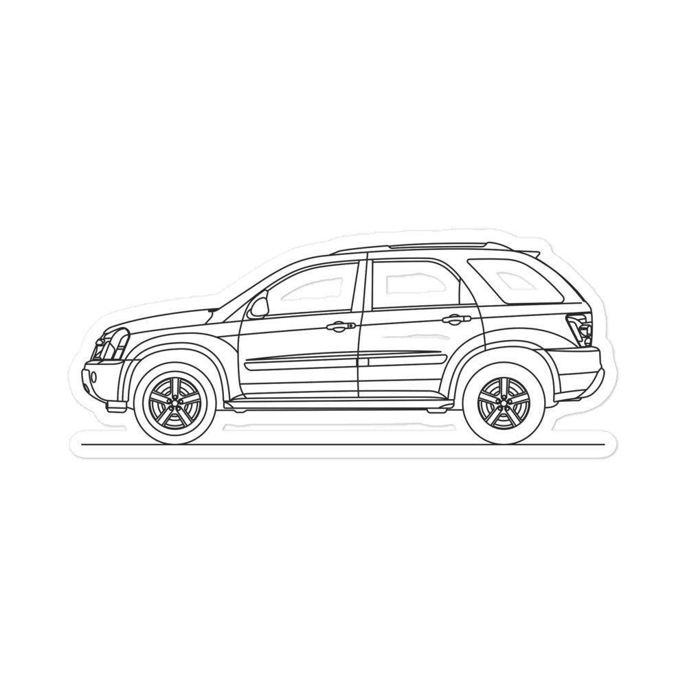 Chevrolet Equinox 1st Gen Outline sticker design