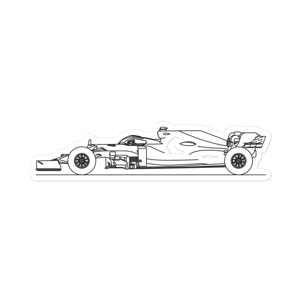 Mercedes-AMG F1 W12 E Performance Silhouette sticker design