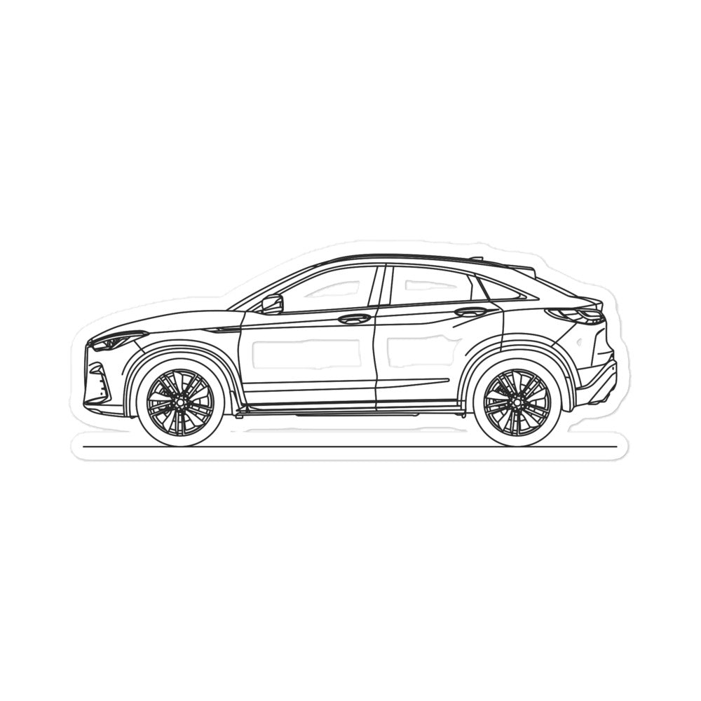 Infiniti QX55 J55 Coupe Sticker