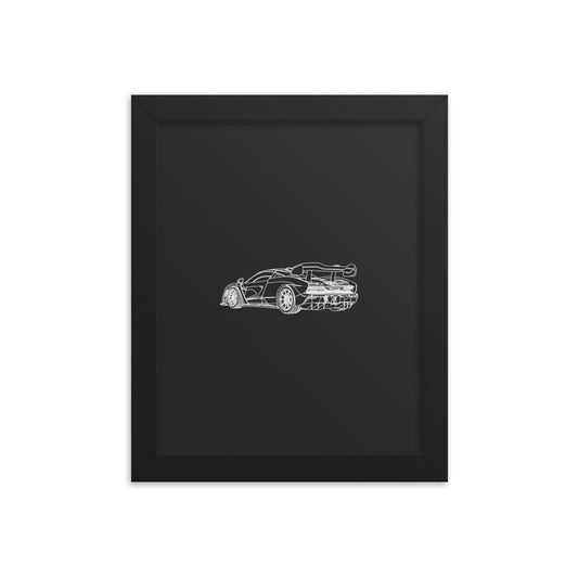 8x10 decorative art print in vibrant colors