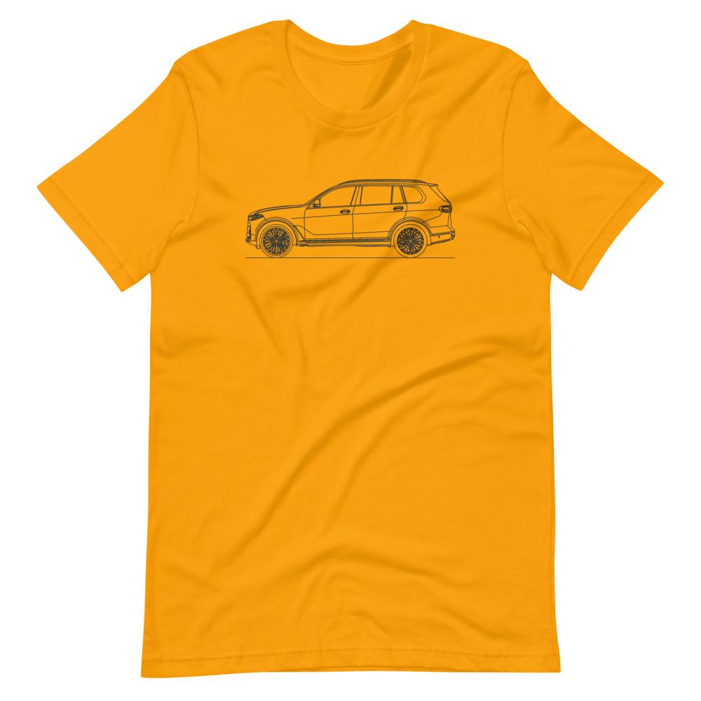 bmw g07 x7 t-shirt in vibrant design