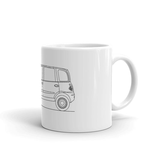 Fiat Multipla mug with a 15oz capacity