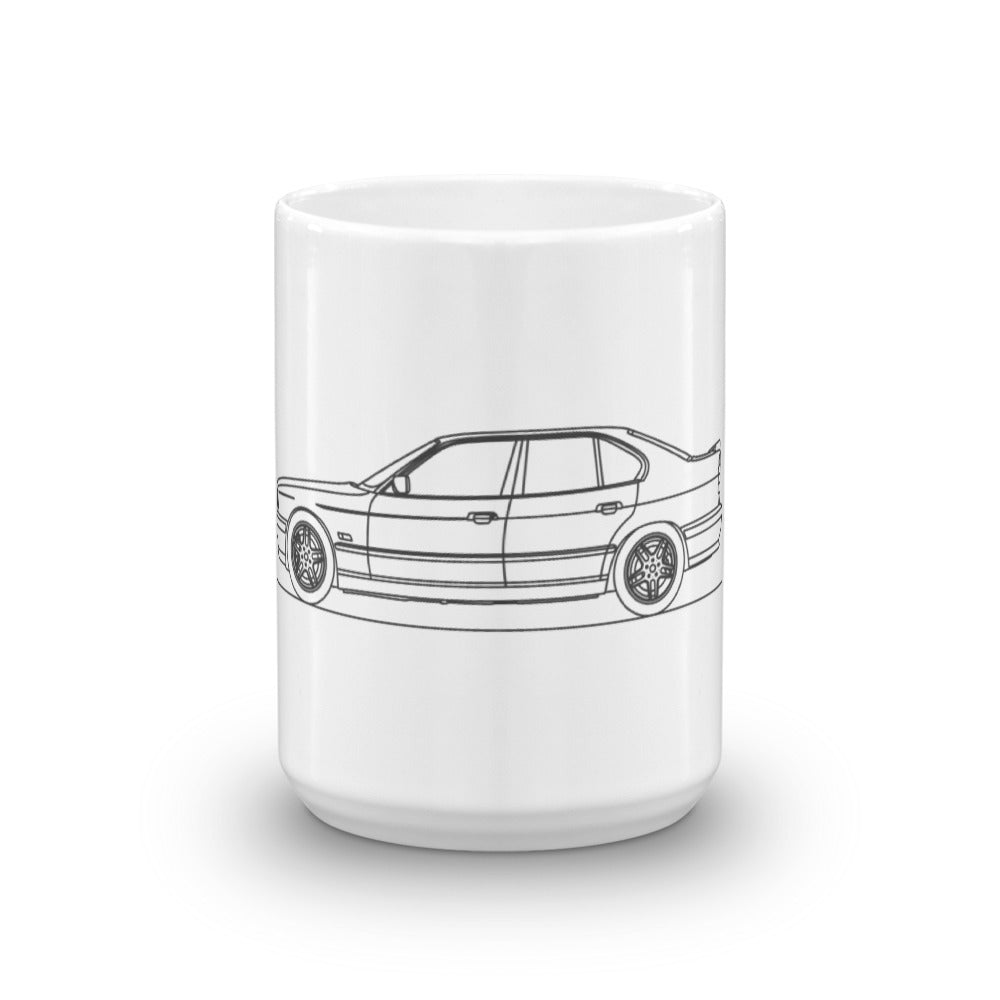BMW E34 M5 mug with stylish design