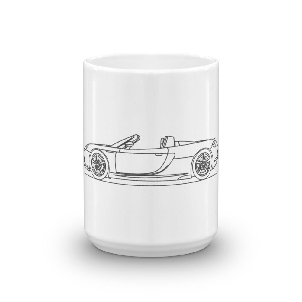 Porsche Carrera GT mug with sleek design