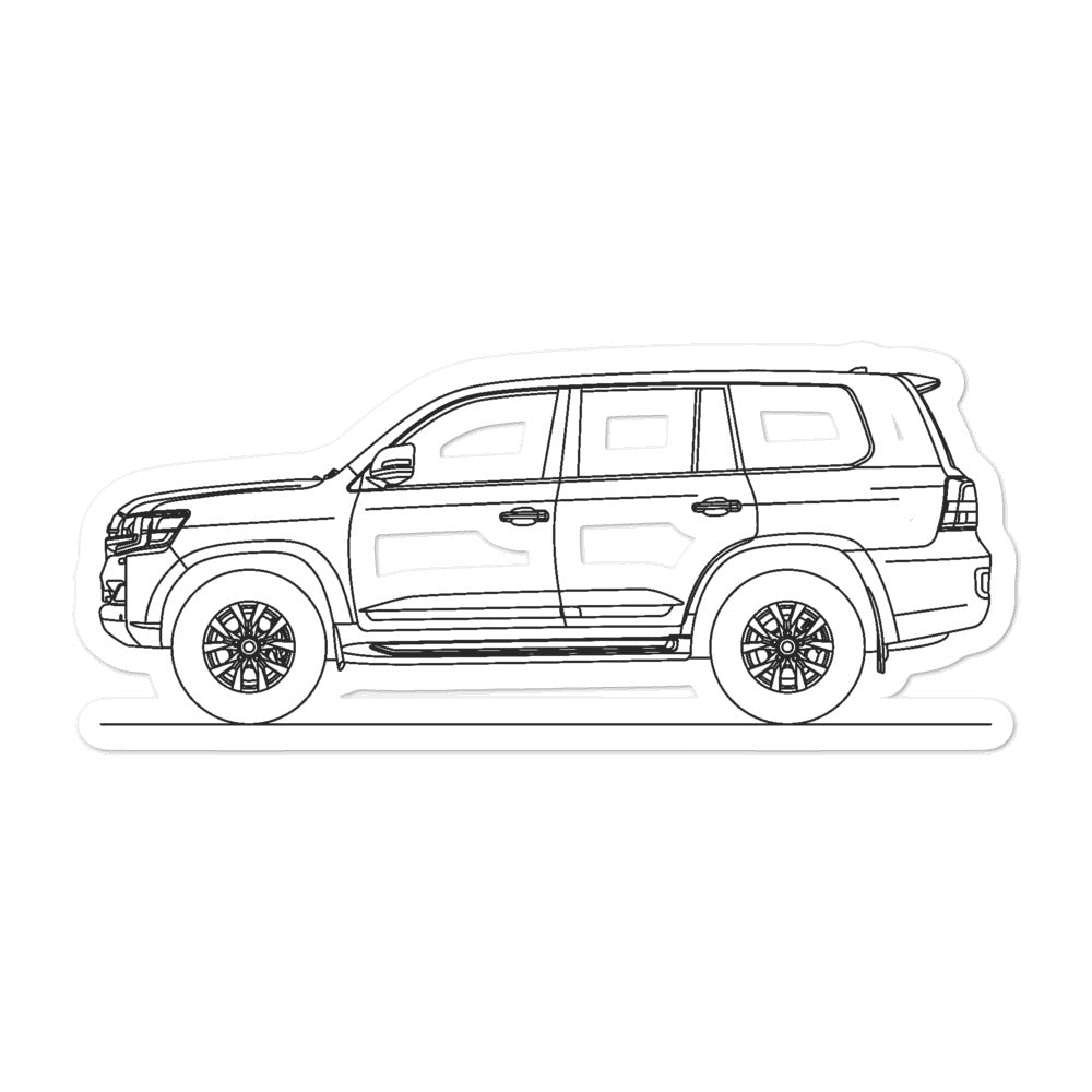 Toyota Land Cruiser J200 Sticker