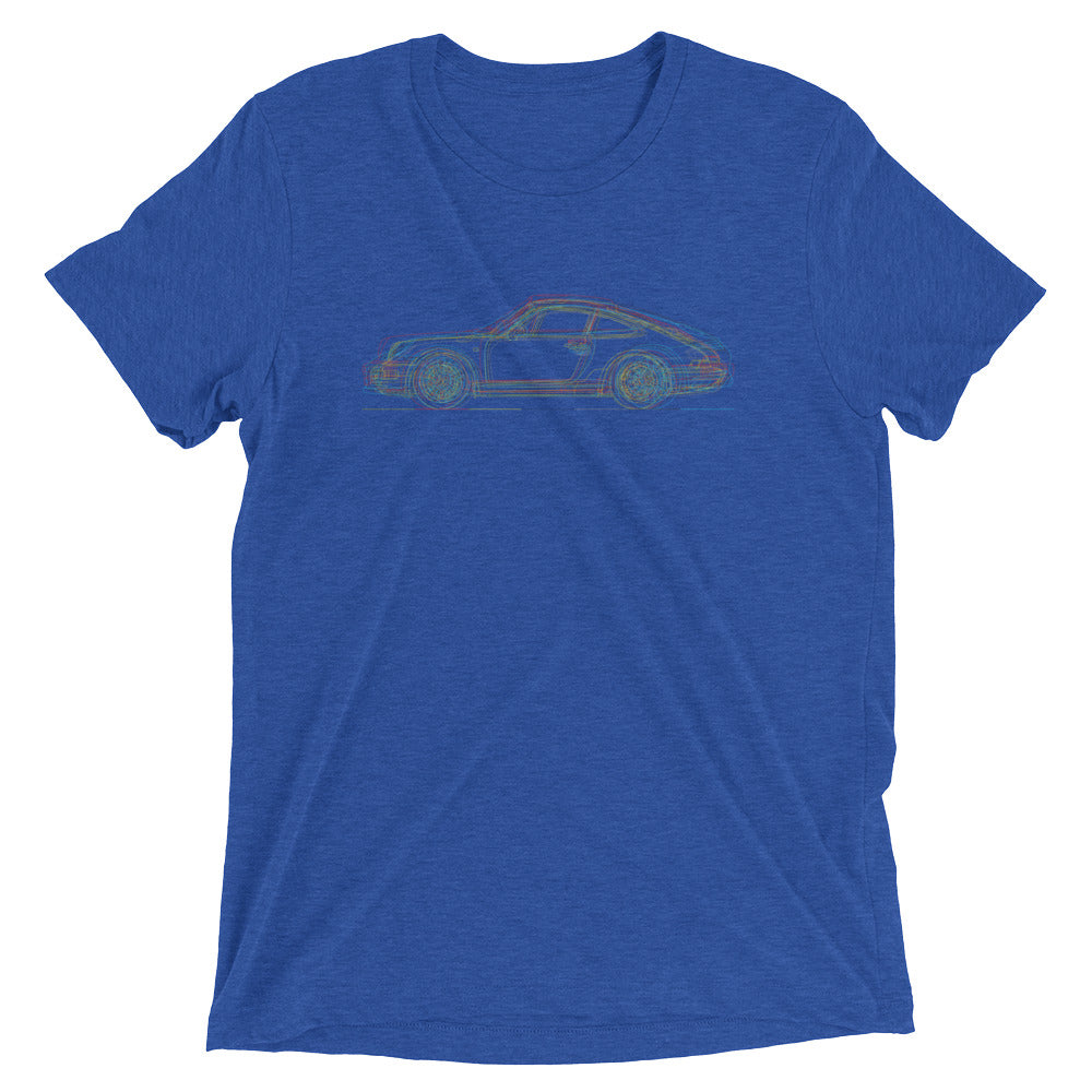 Porsche 911 evolution minimal t-shirt design