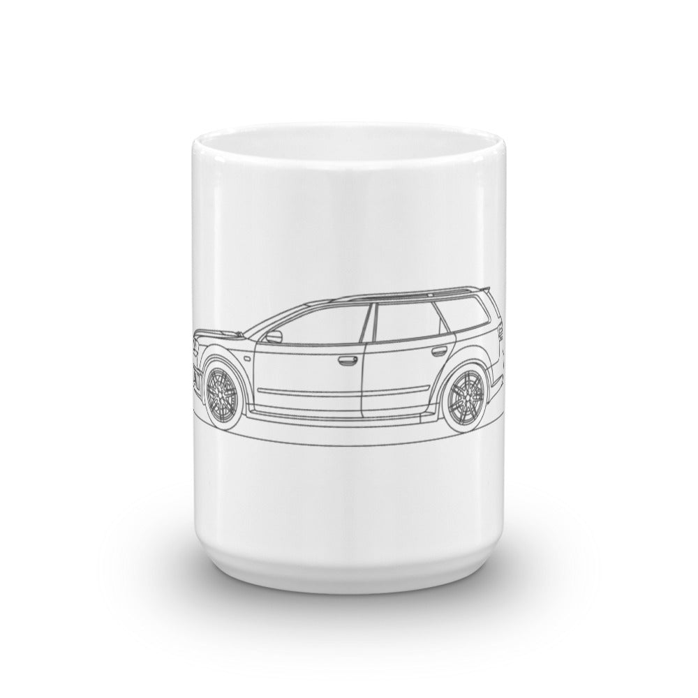 Audi B7 RS4 Avant minimal mug design