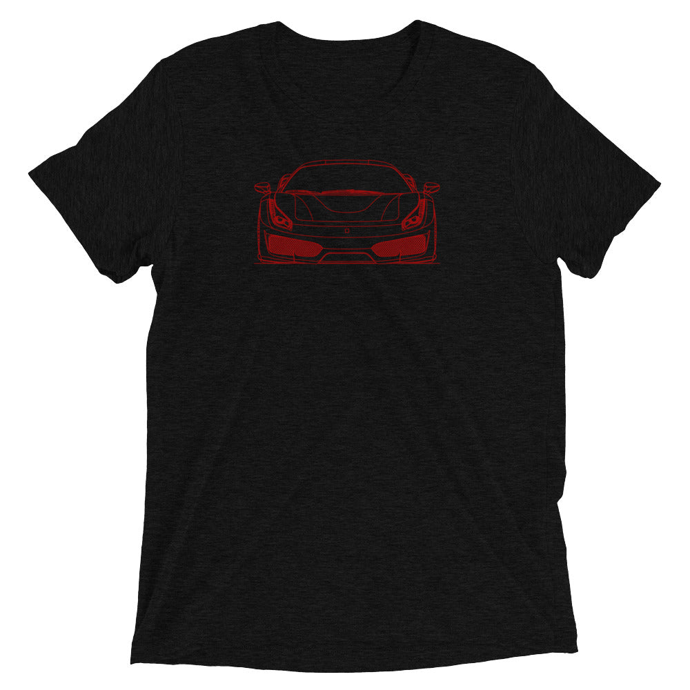 Ferrari 488 Pista Front Red T-shirt