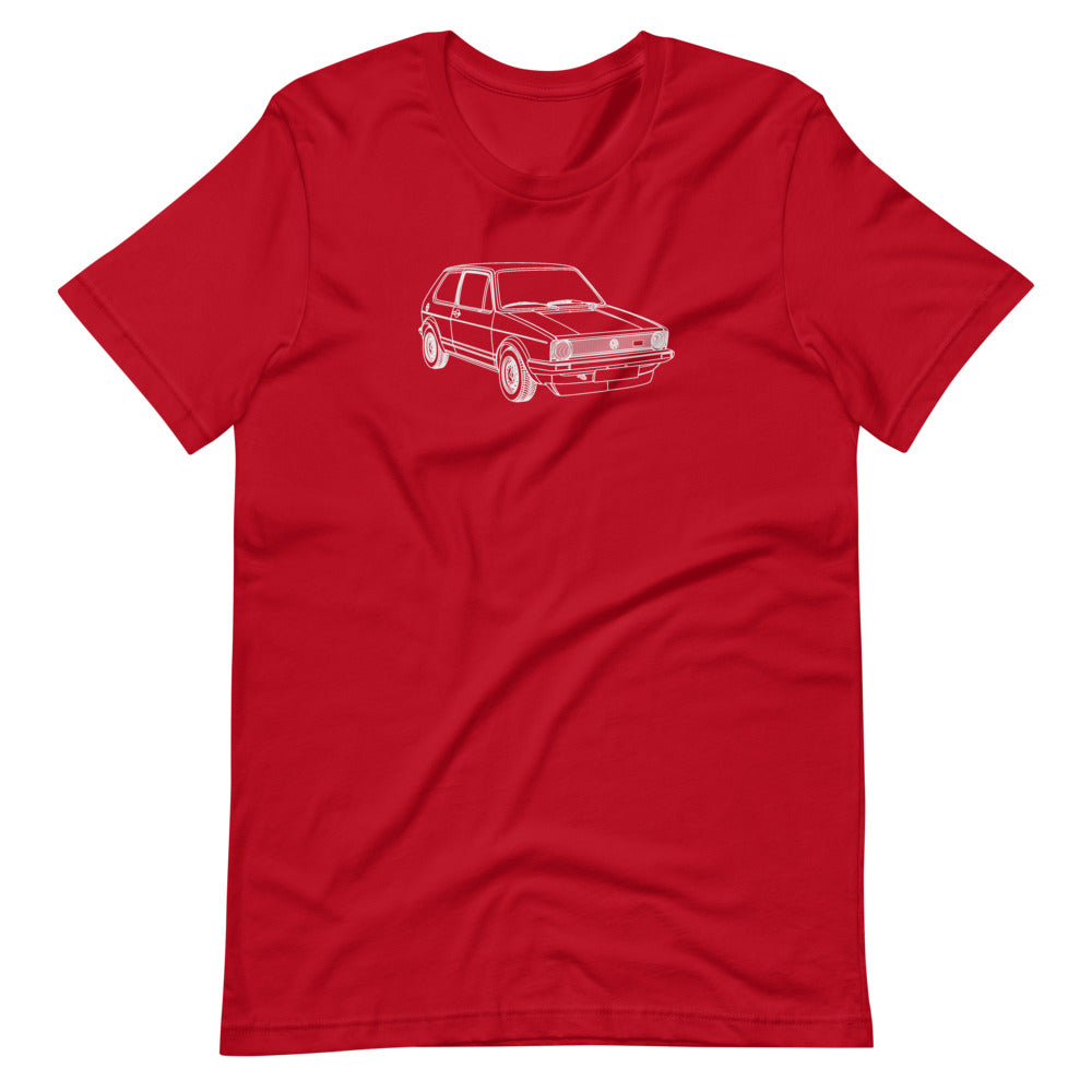 Volkswagen Golf GTI MK1 FTQ t-shirt design
