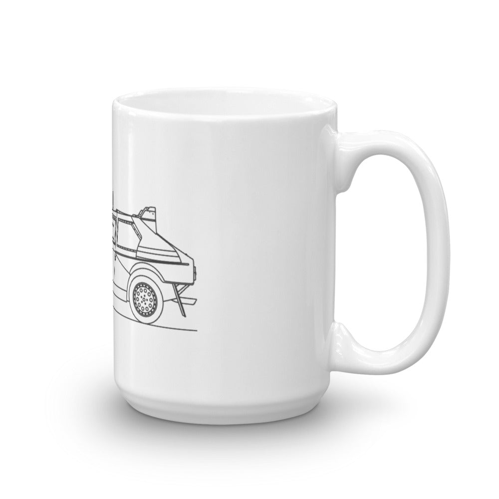 Lancia Delta S4 mug with vibrant design
