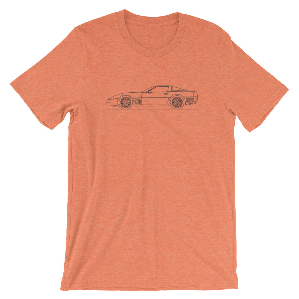 Corvette Callaway CR1 t-shirt flat lay view