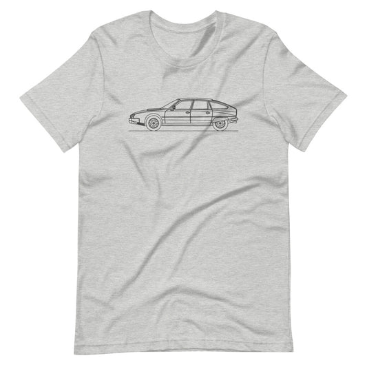 Citroen CX t-shirt on a plain background