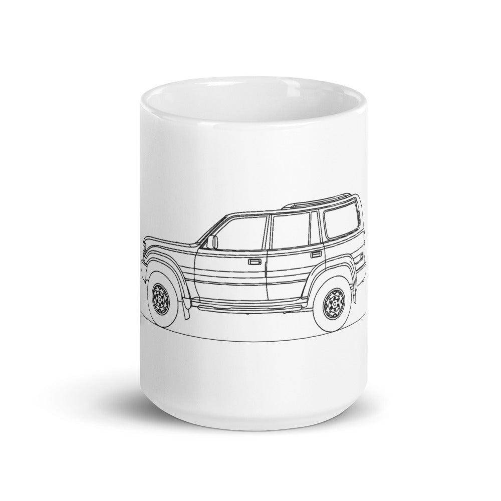 Toyota Land Cruiser J80 mug design image