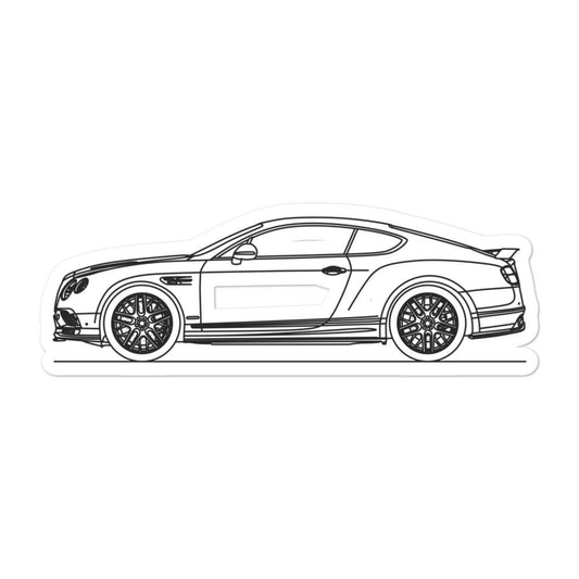 Bentley Continental Supersports Sticker - Artlines Design