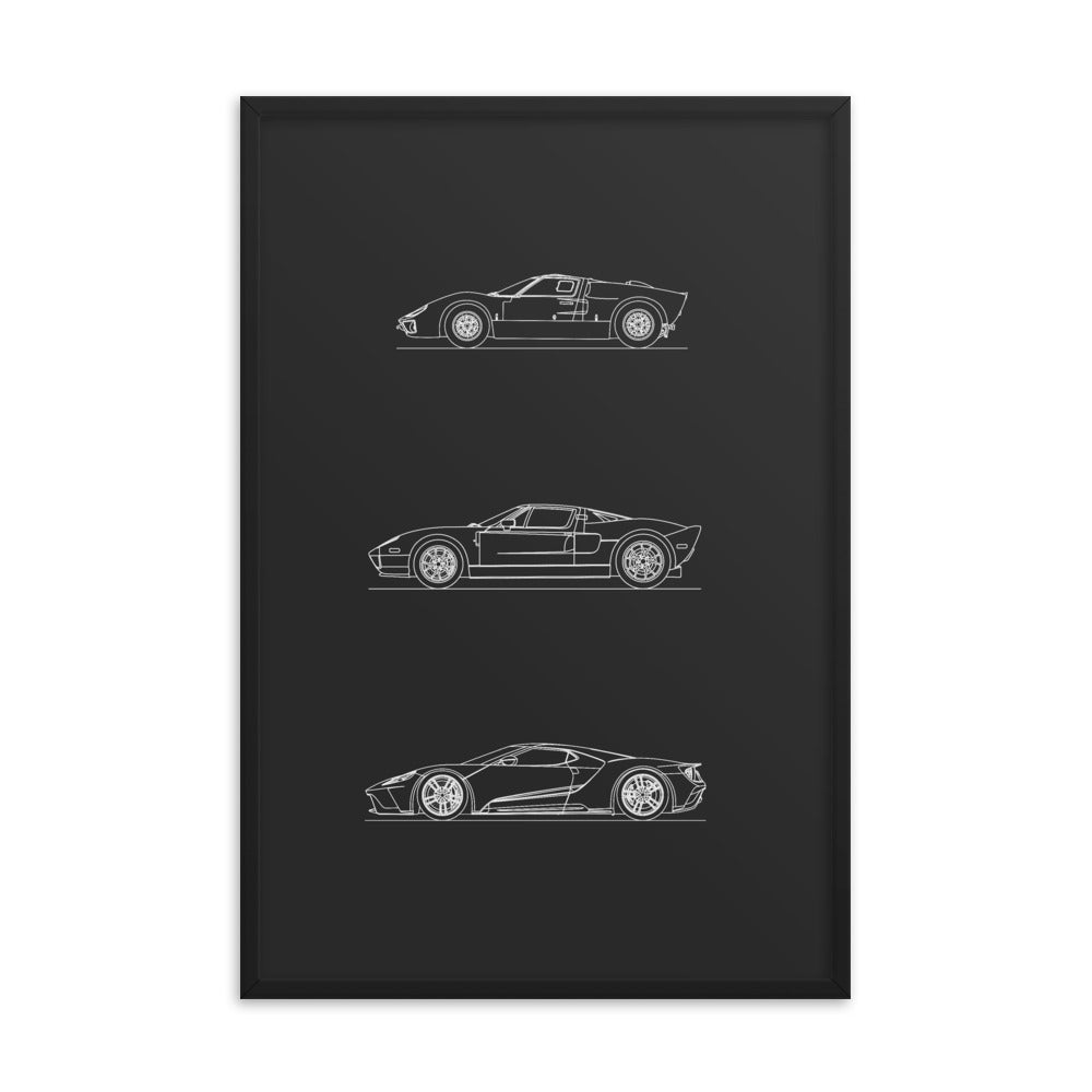 Ford GT Evolution Poster