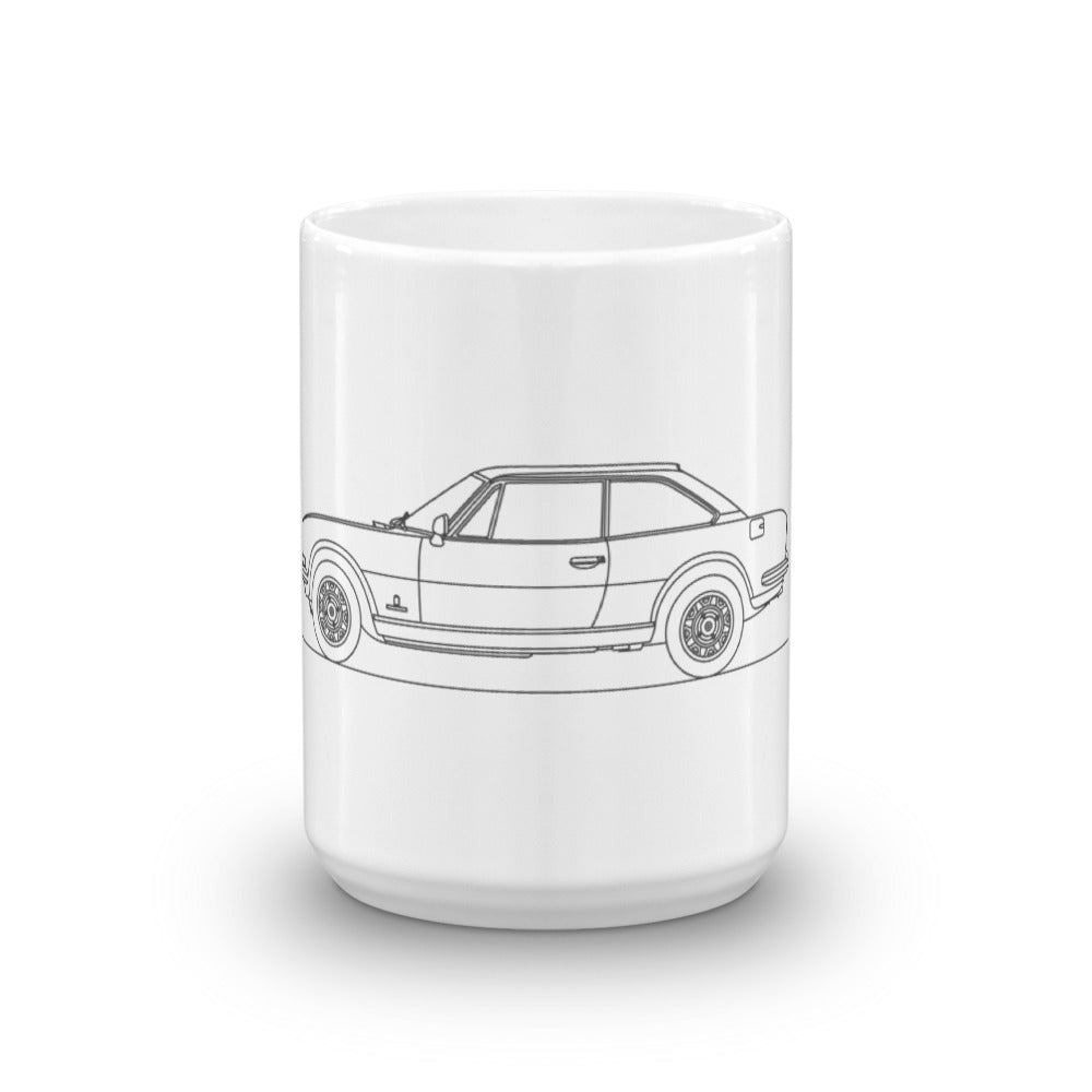 Peugeot 504 Coupe mug on a white background
