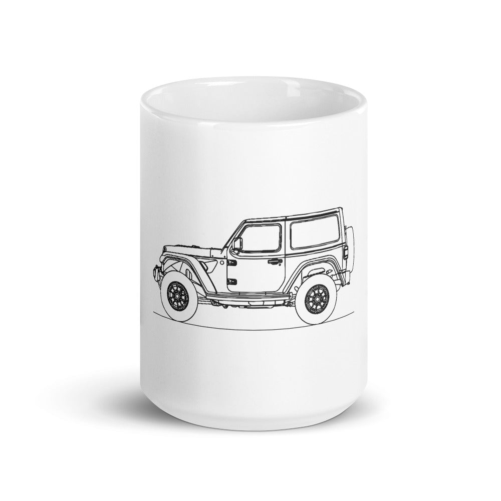 Jeep Wrangler JL 2 Door Mug design