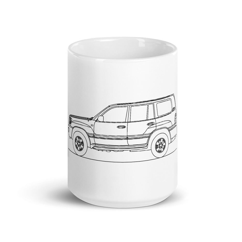 Toyota Land Cruiser J100 mug with design