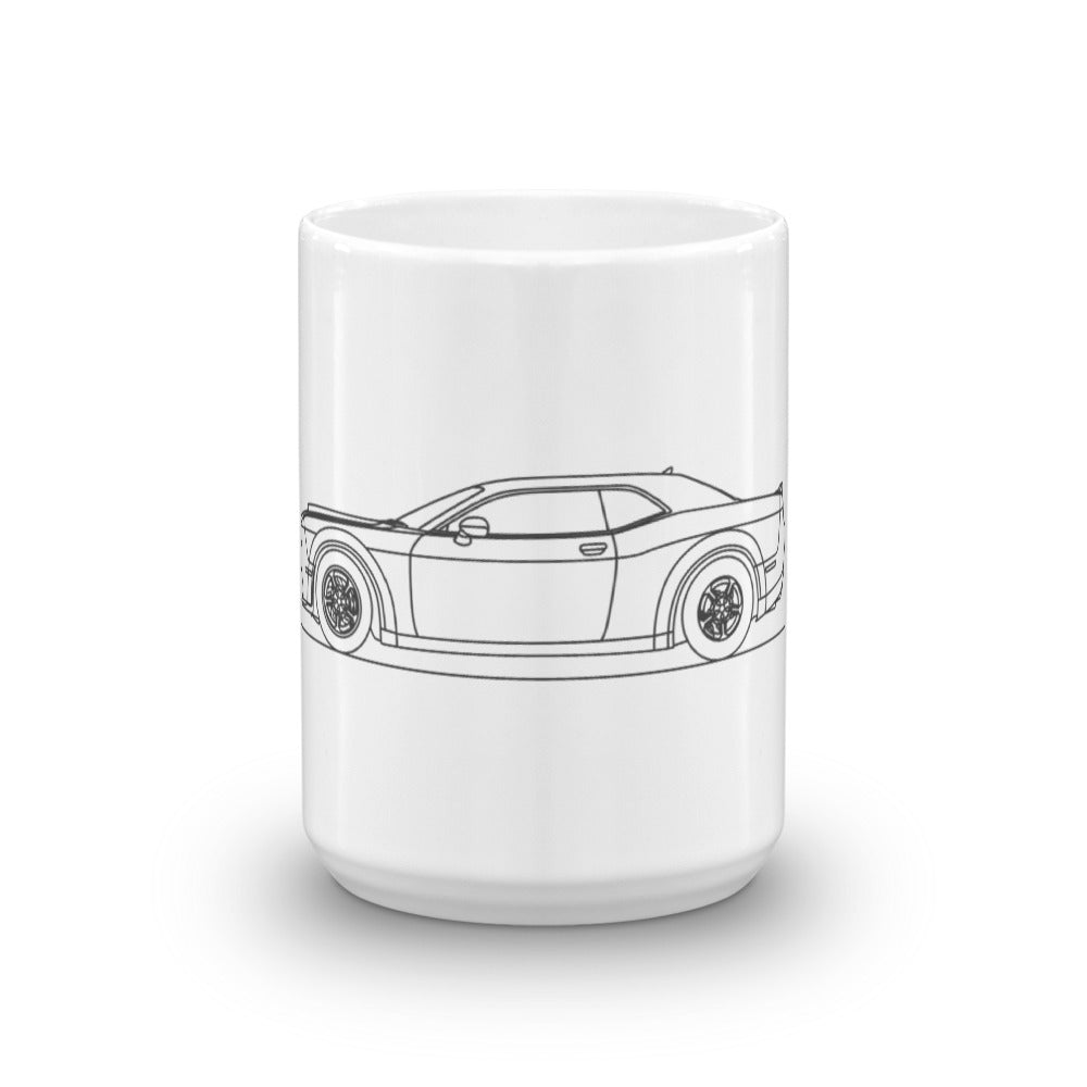 Dodge Challenger IV SRT Demon mug design