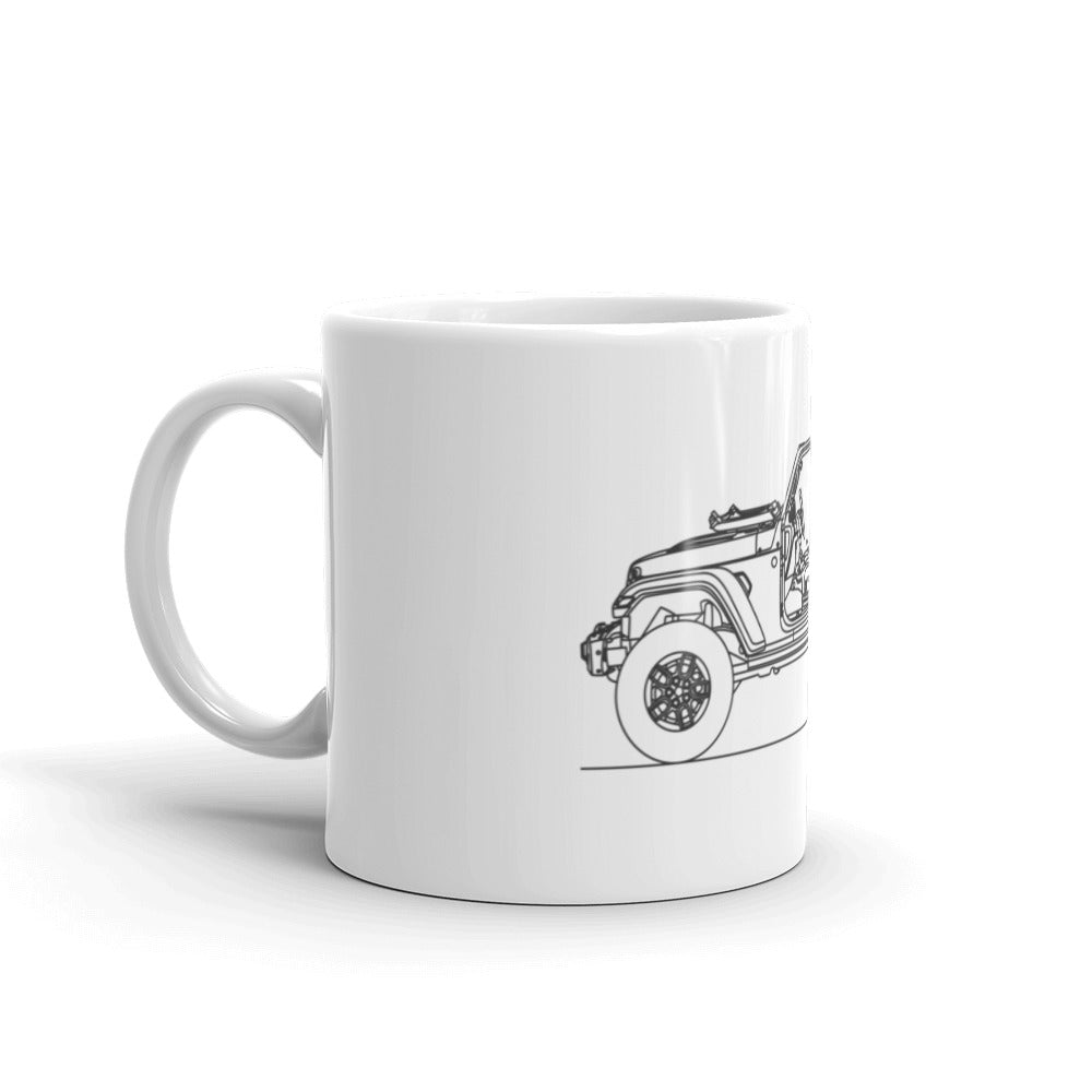 Jeep Wrangler JL mug with a stylish design