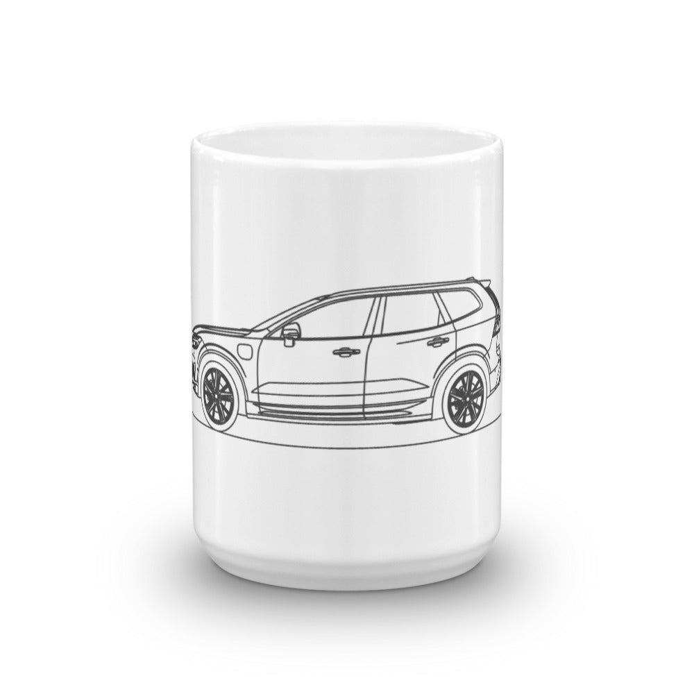 Volvo XC60 II mug displayed on a table