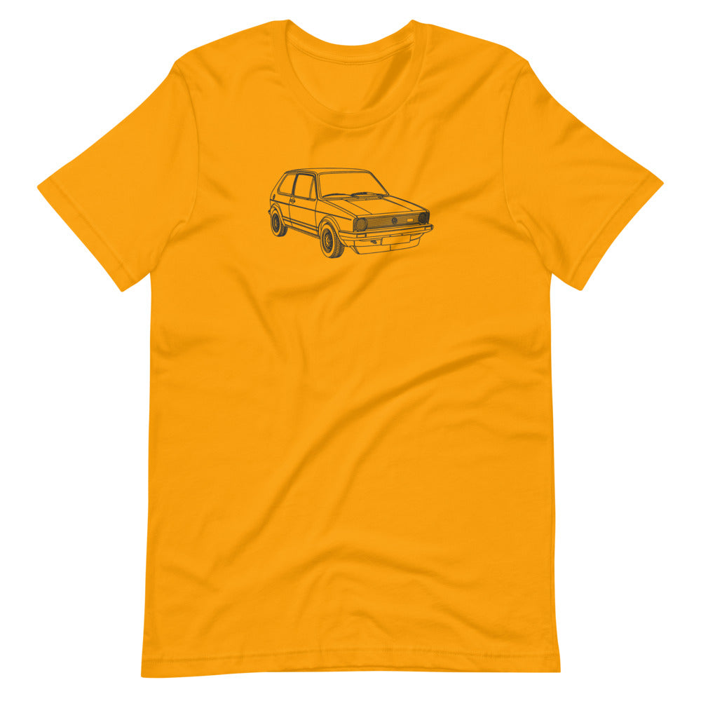 Volkswagen Golf GTI MK1 FTQ t-shirt design