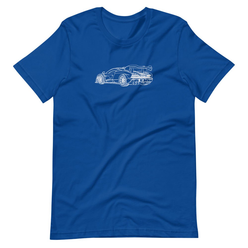 McLaren Senna RTQ t-shirt on display