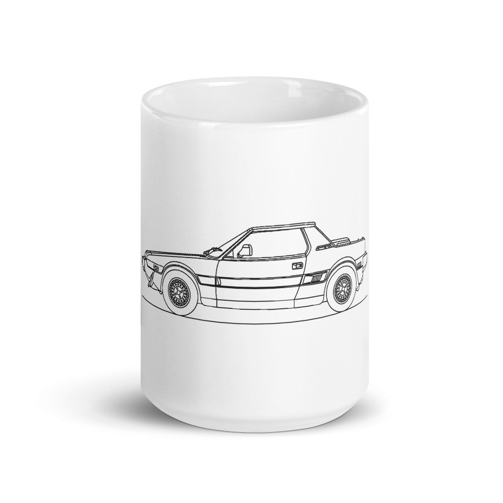 Fiat X1/9 mug with sleek design