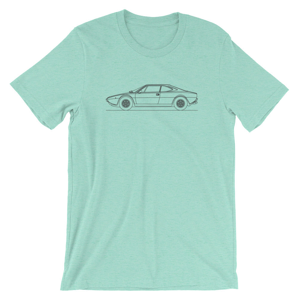 Ferrari Dino 308 GT t-shirt design displayed