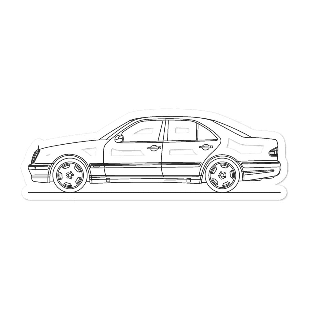 Mercedes-Benz E 55 AMG W210 Outline sticker design