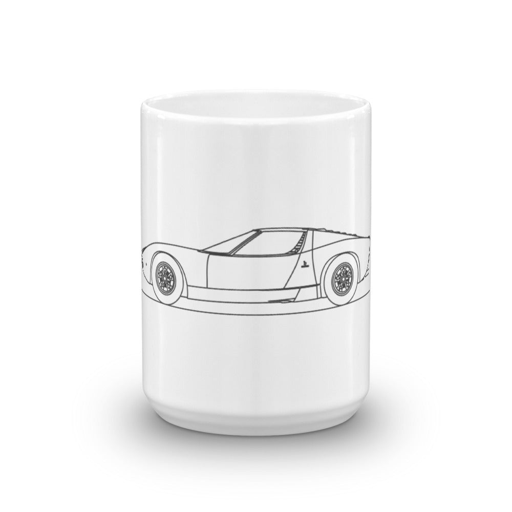 Lamborghini Miura mug with sleek design