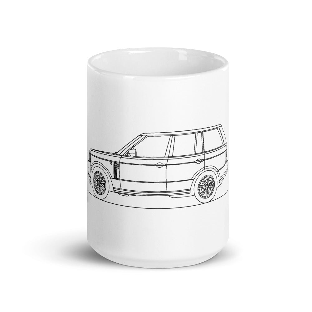 Land Rover Range Rover L322 mug design.