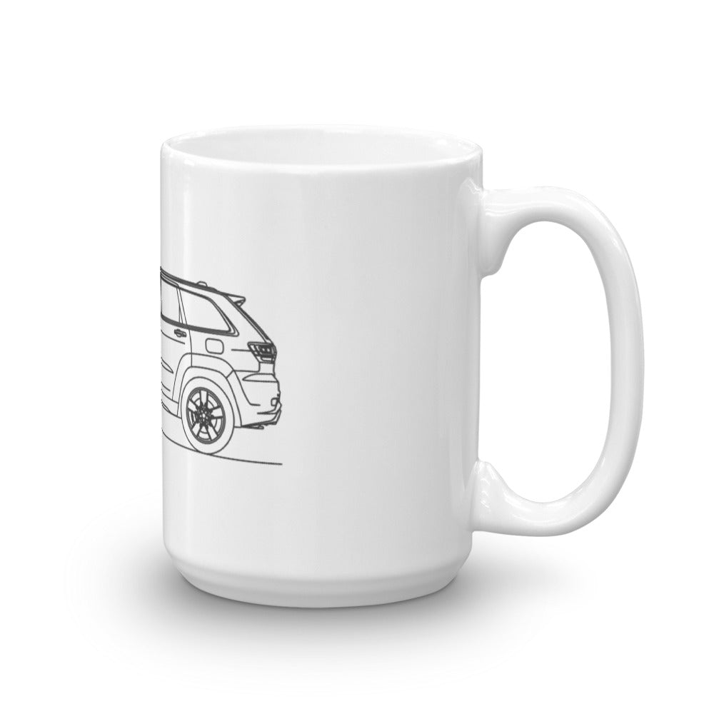 Jeep Grand Cherokee SRT8 mug design showcased