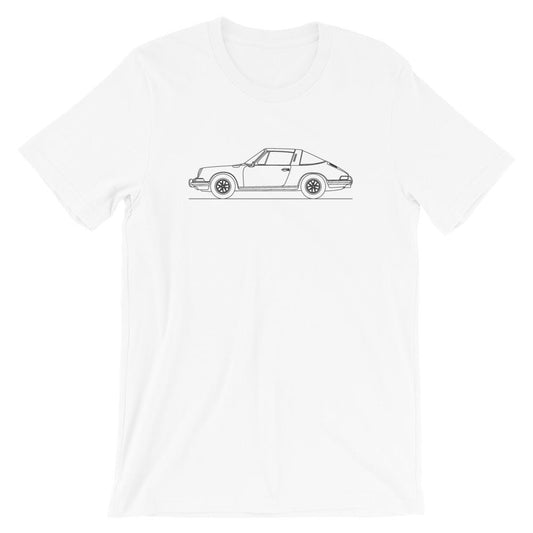 Porsche 911 Targa t-shirt in blue design