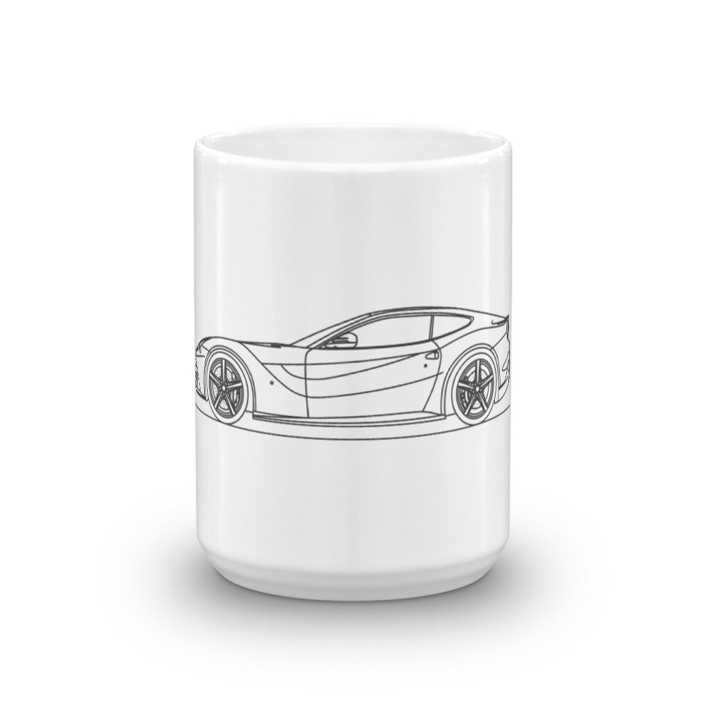 Ferrari F12 mug featuring a sleek design
