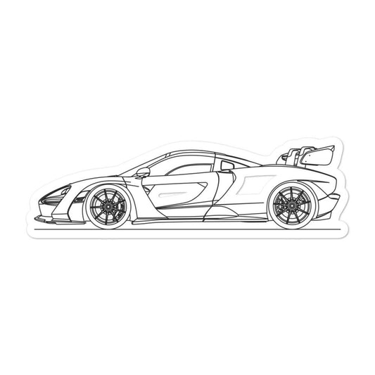 McLaren Senna Sticker - Artlines Design
