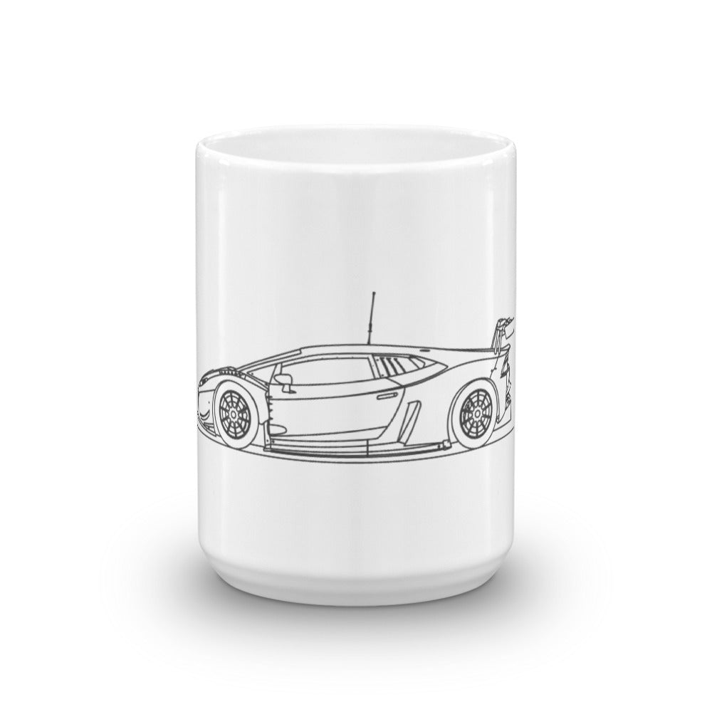 Lamborghini Huracán GT3 mug on display