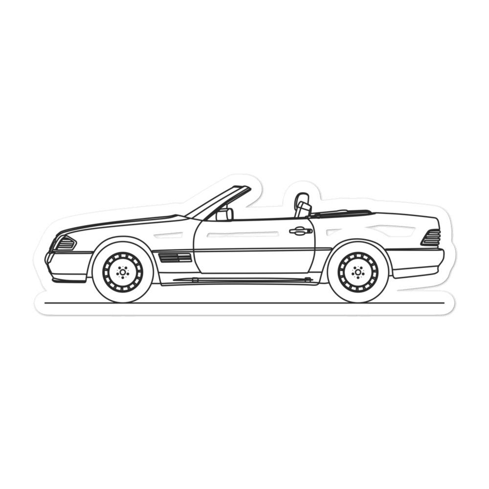 Mercedes-Benz SL 280 R129 Silhouette sticker design