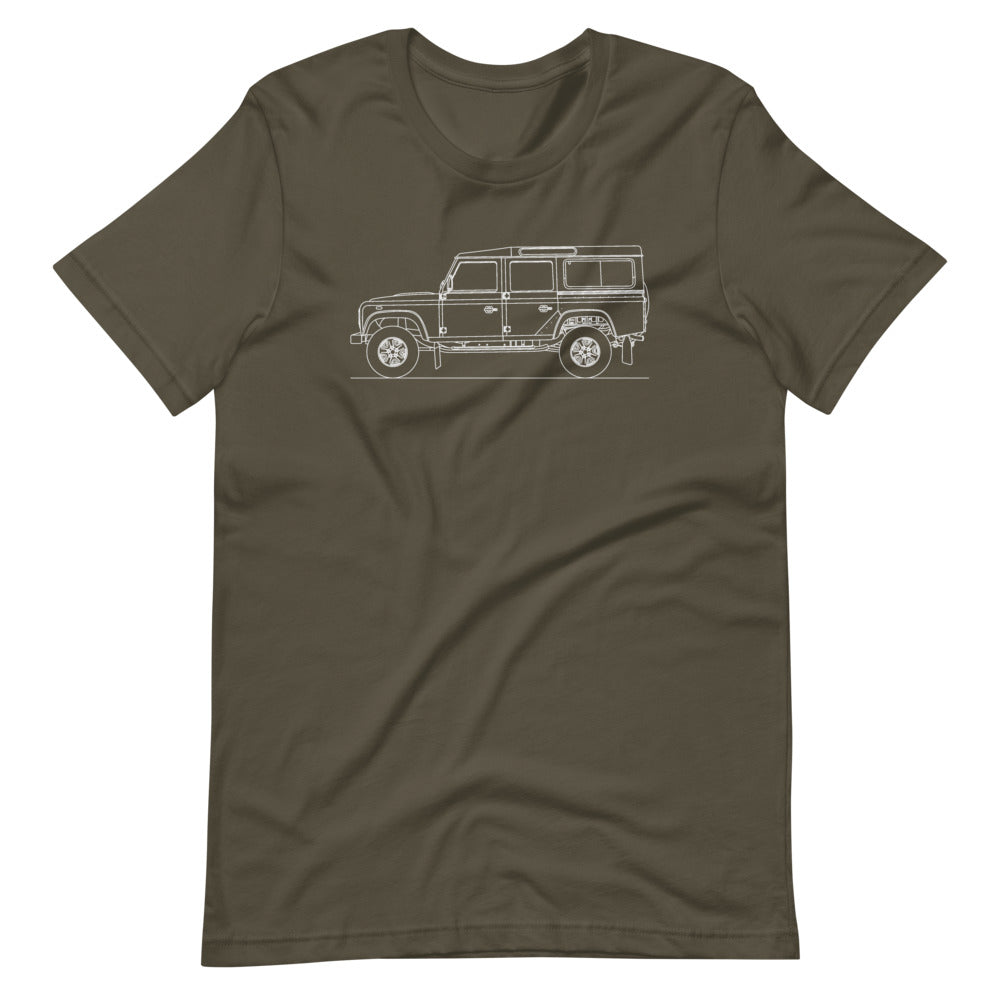 Land Rover Defender 110 t-shirt design