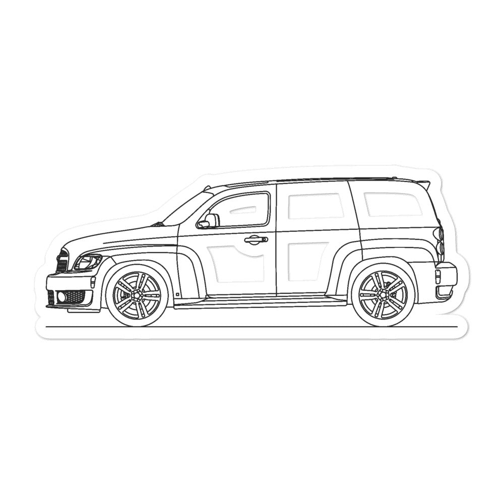 Chevrolet HHR SS Panel Van Outline sticker design