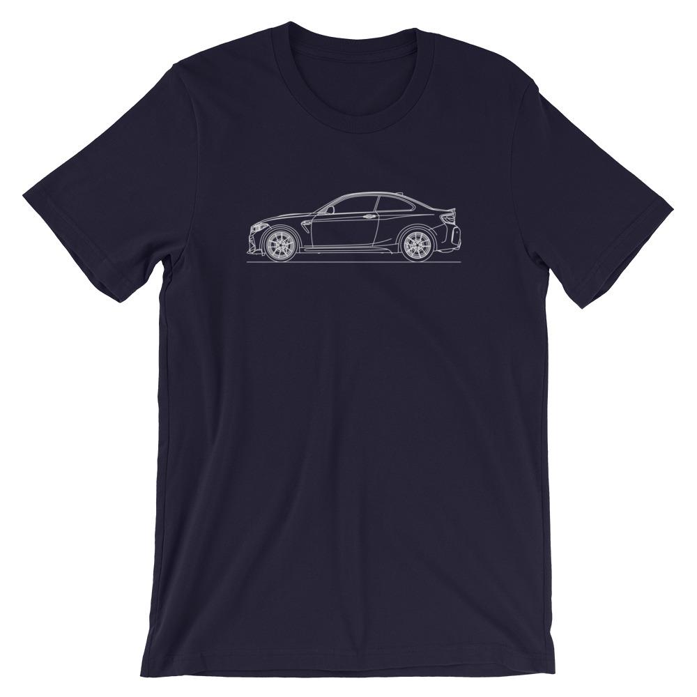 BMW F87 M2 CS t-shirt in a vibrant design