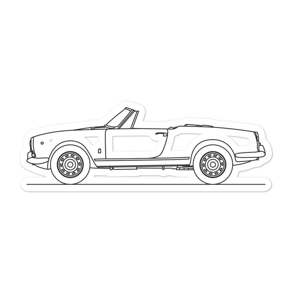 Alfa Romeo Giulietta Spider Outline sticker design