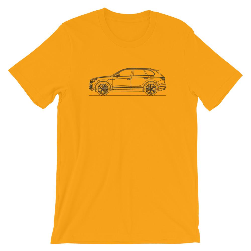 Volkswagen Touareg R MK3 outline t-shirt design